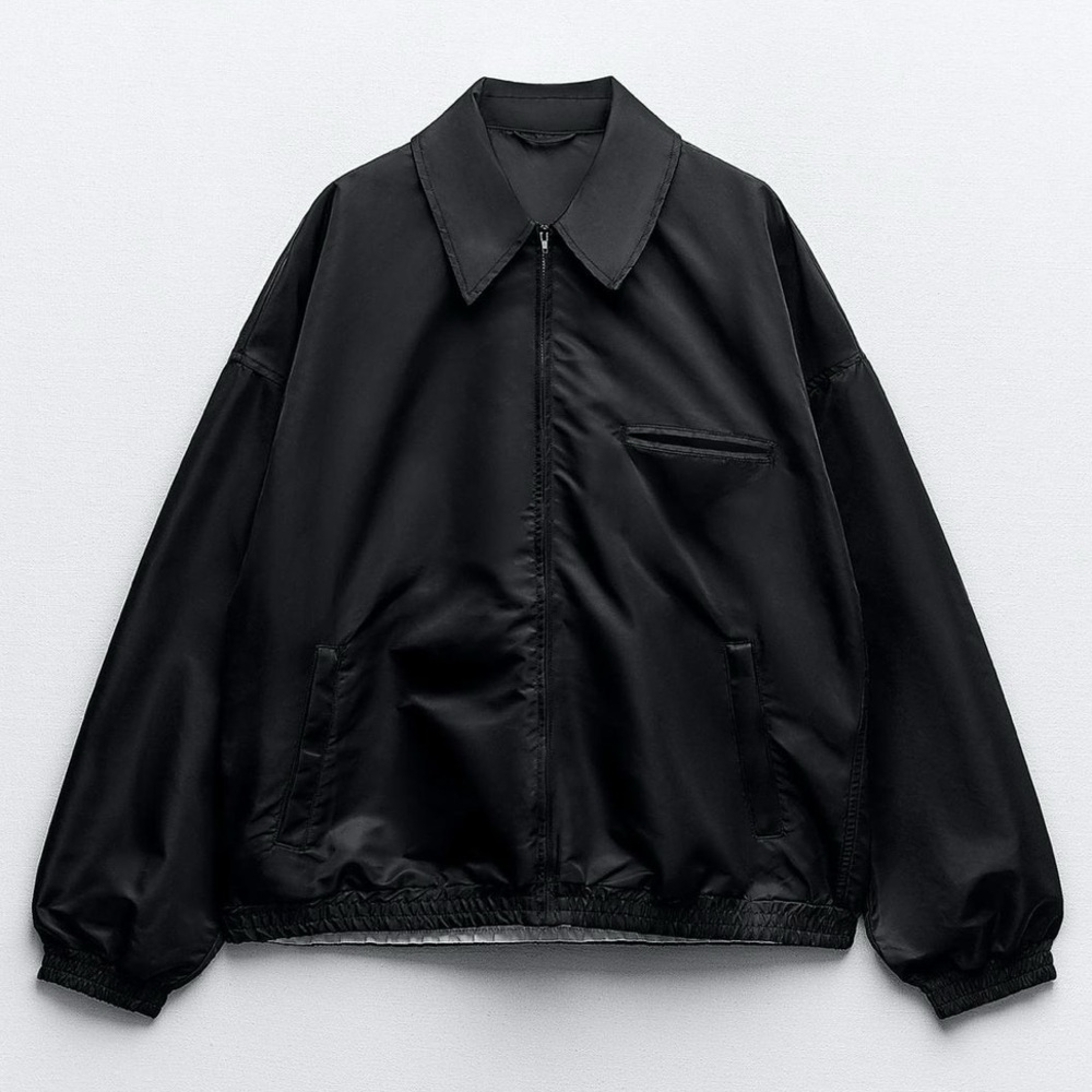 ZARA CONTRAST NYLON JACKET